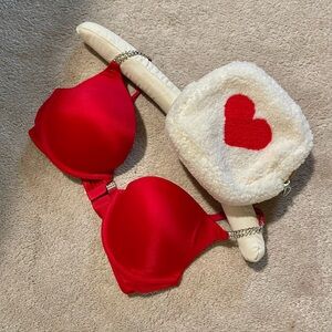 NWOT Red Women's Bra